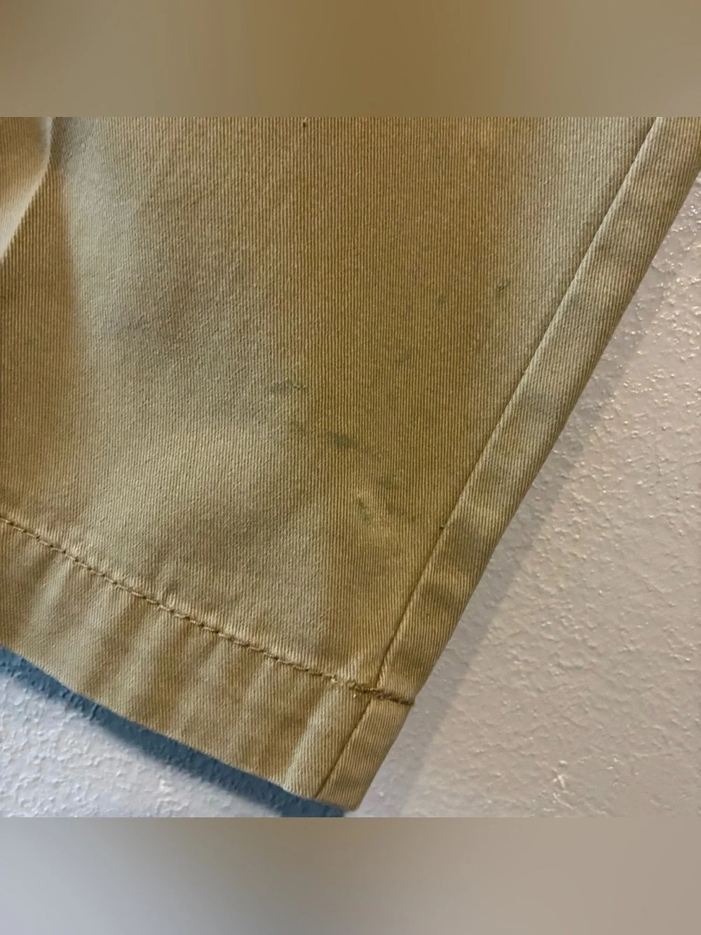 Indigo Palms Men's Pants Size 36x32 Tan Zip Fly Straight Leg Chino 100% Cotton